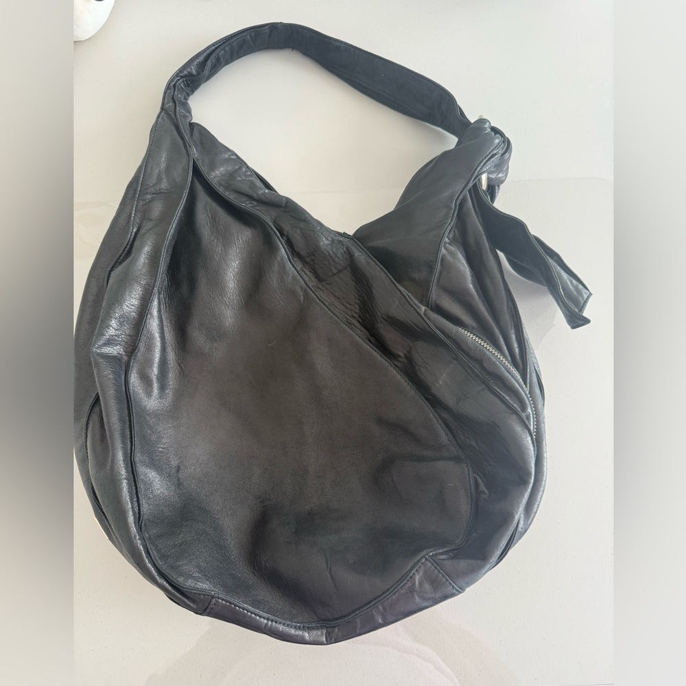 Kooba soft slightly distressed shoulder bag. Black, great condition, hardly used